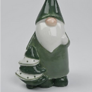Nordic Green Gonk with Christmas Tree