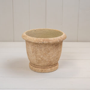 Round Clay Cement Urn Pot