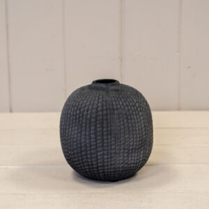 Grey Small Textured Vase