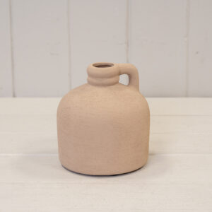 Tan Textured Small Vase