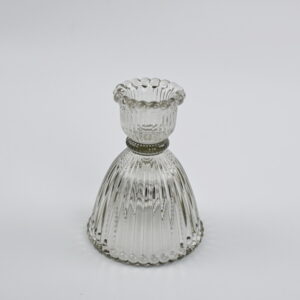 Smokey Brown Candle Holder Small