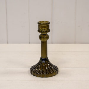 Olive Green Medium Decorative Candle Holder