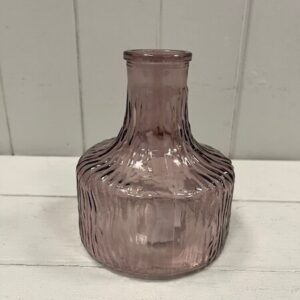 Amethyst Decorative Glass Bottle