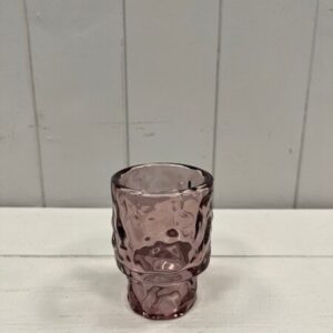 Large Amethyst Textured Candle Holder