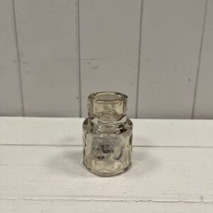 Small Smokey Brown Textured Candle Holder