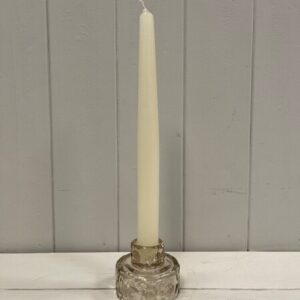 Smokey Brown Textured Candle Holder
