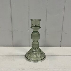 Medium Vintage Green Decorative Candle Holder