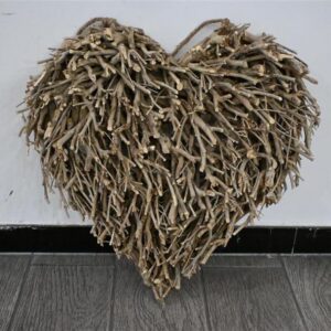 Tea branch heart deco