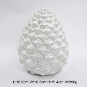 Ceramic Natural Pinecone Decoration Large