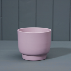 Matt Lavender Footed Griebling Ceramic Pot