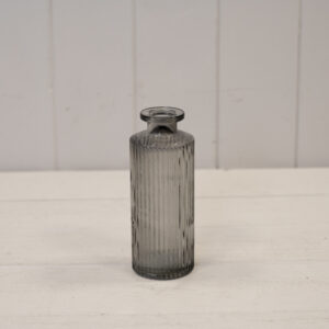 Smokey Grey Glass Bottle