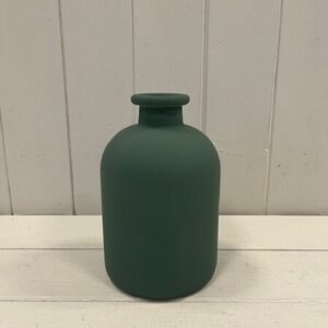 Matt Light Green Glass Bottle