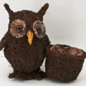 Salim Owl With Planter (Pot D13cm H9.5cm)