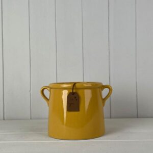 Burnt Yellow For You" Vase"