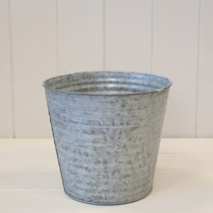 Aged Zinc Planter