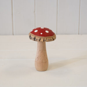 Red Wooden Toadstool
